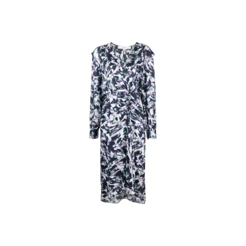 IRO NIGHT Long Sleeved Dresses Women's Blue