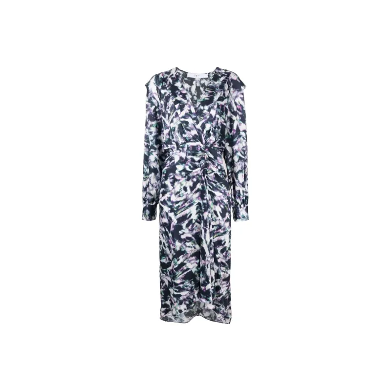 IRO NIGHT Long Sleeved Dresses Women's Blue-0