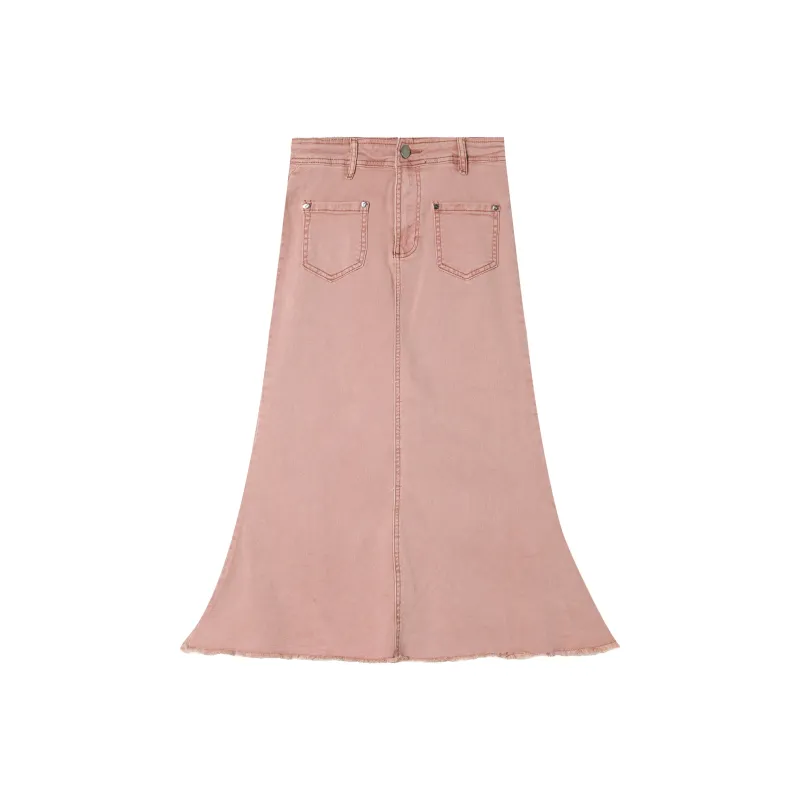 OWOX Denim Long Skirts Women's-0