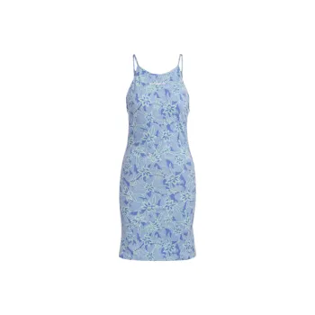 Adidas Originals TIGHT DRESS Slip Dresses Women's Light Blue