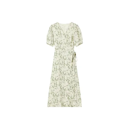 Migu Short-Sleeved Dresses Women's Multicolor