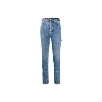 MSGM Paint Splatter Skinny Jeans