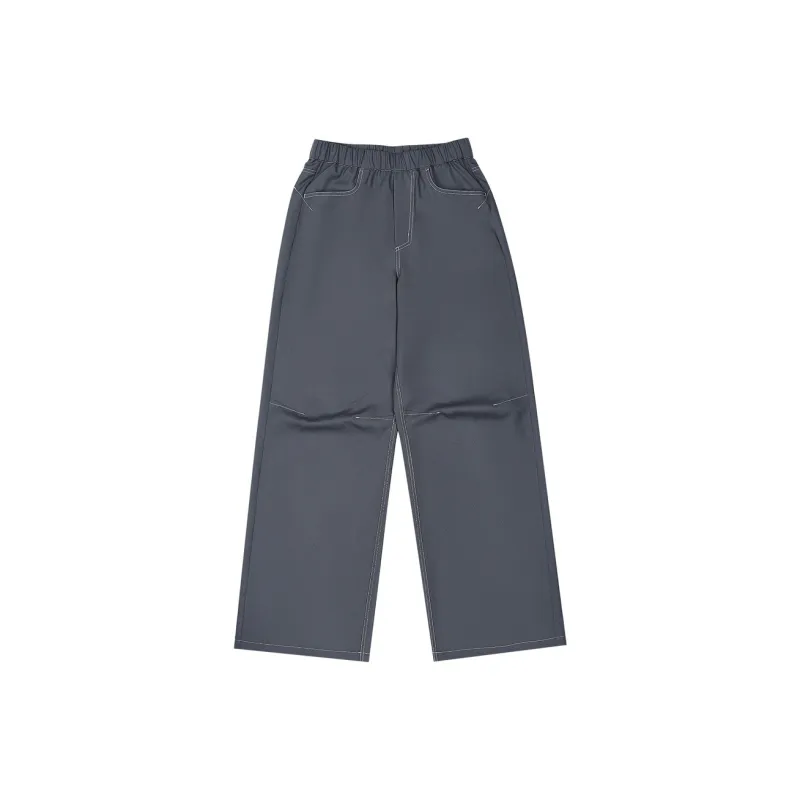 MYSAMESAME Casual Pants Unisex Dark Gray-0