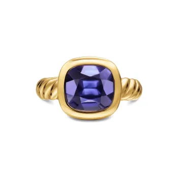 David Yurman 18K Yellow Gold Dy Mercer® Lolite Ring