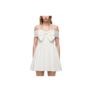 Self portrait Sleeveless Dresses Women's White
