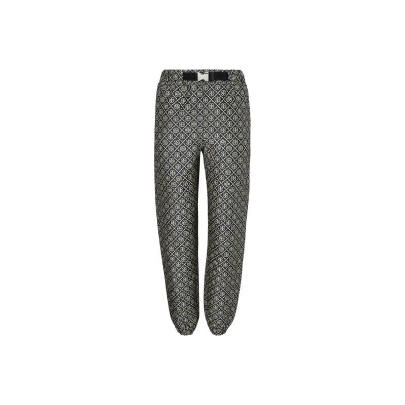 TORY BURCH T Monogram Tech Jacquard Trousers-0