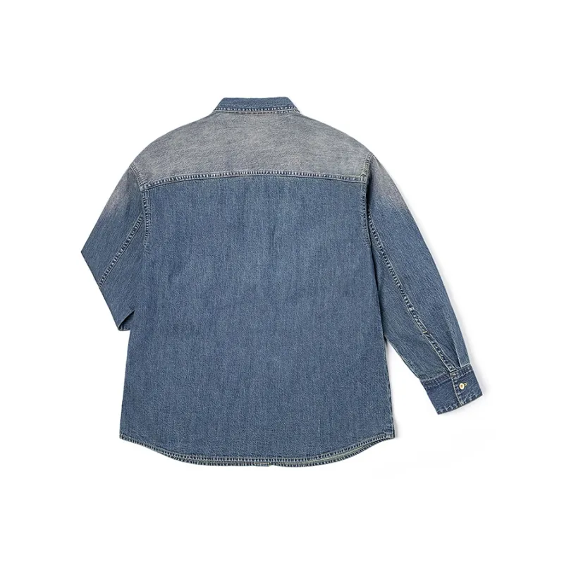 Lee Shirts Women's Medium Dark Blue-1