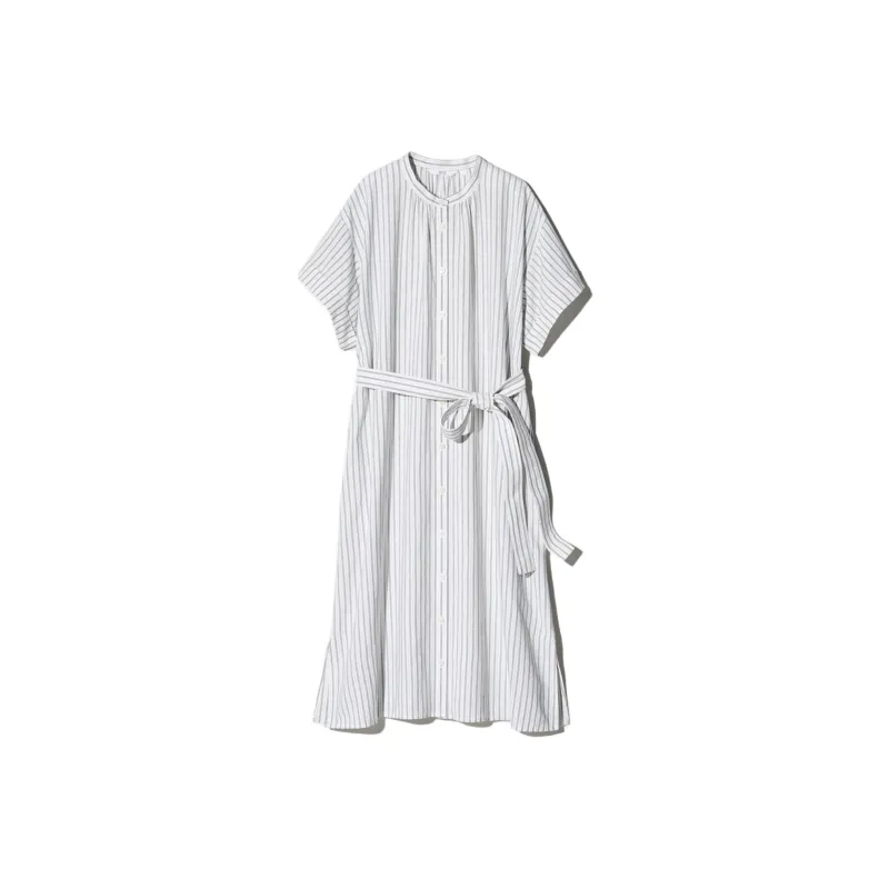 UNIQLO Short Sleeved Dresses Women's Ivory-0