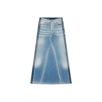 DIESEL De Pago S4 Denim Maxi Skirt
