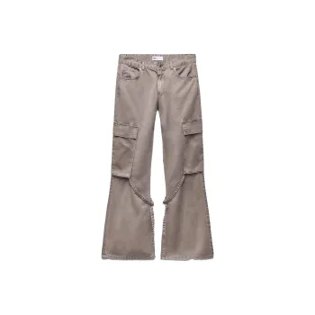 ZARA Cargo Pants Women's Purple