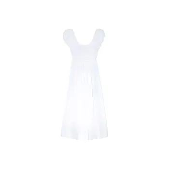 DOEN KATHERINA DRESS Short Sleeved Dresses Women's White