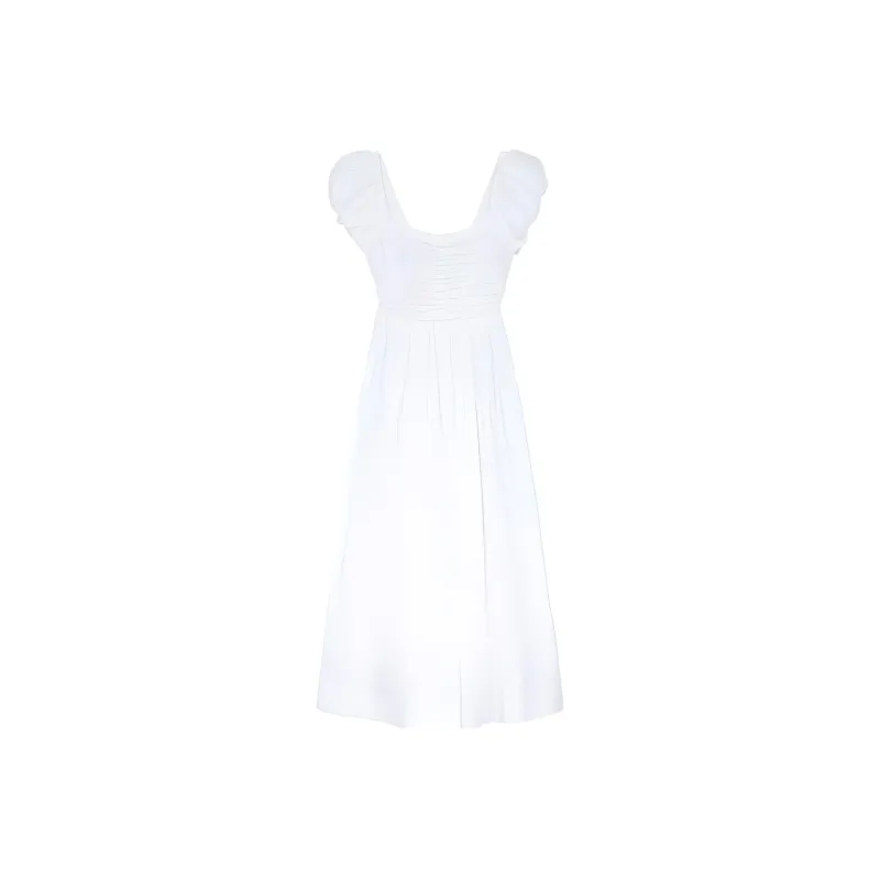DOEN KATHERINA DRESS Short Sleeved Dresses Women's White-0