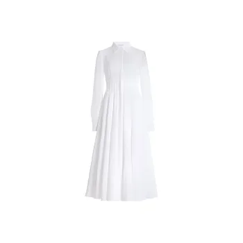 GABRIELA HEARST Long Sleeved Dress Women's White