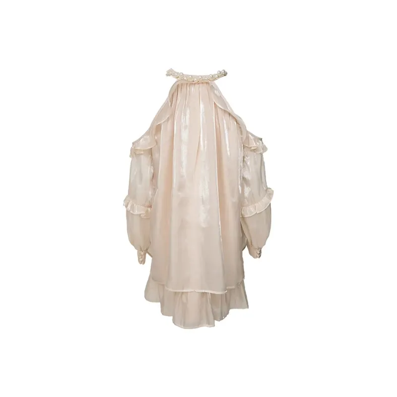 JOSR Long Sleeved Dress Women's White-0