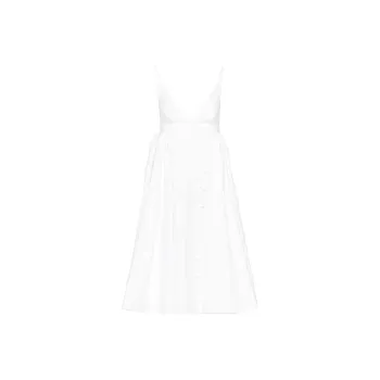 PRADA Sleeveless Dresses Women's White