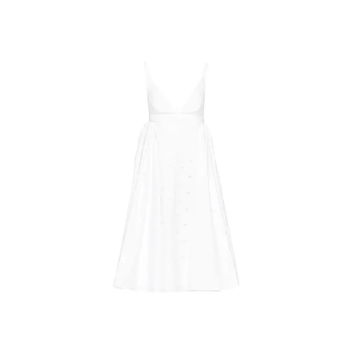 PRADA Sleeveless Dresses Women's White-0