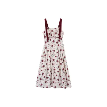 Adeworn Slip Dresses Women's White Floral
