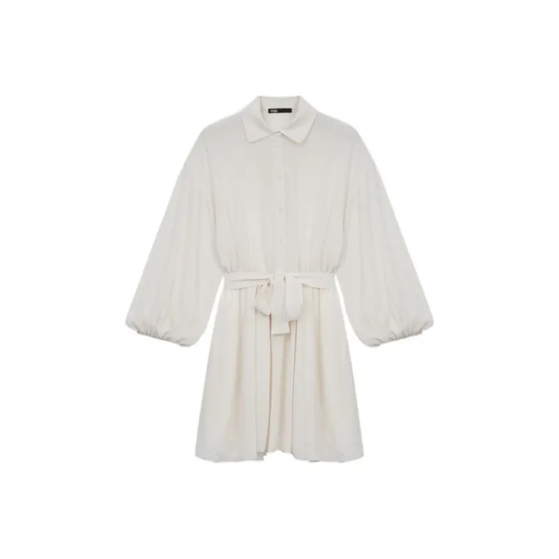 Maje Long Sleeved Dresses Women's Light Umber-0