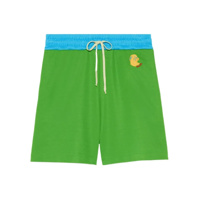 GUCCI Chinese New Year Casual Shorts Women's Green-0