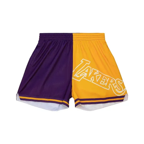 Mitchell Ness Casual Shorts Women's Purple Yellow