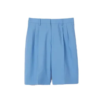 Burberry Casual Shorts Women's Blue