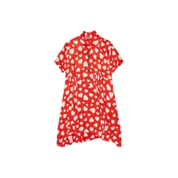 Balenciaga FW22 Short-Sleeved Dresses Women's Red
