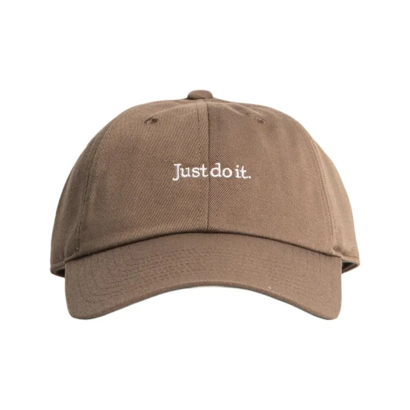 Nike 100% Cotton Baseball Caps Unisex Brown-0