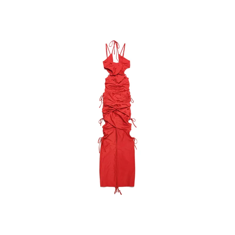 Balenciaga SS23 Sleeveless Dress Slim Fit Women's Red-0