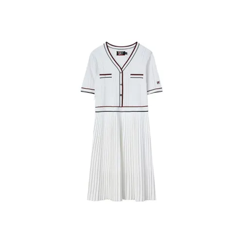 FILA Short Sleeved Dresses Women's Standard White