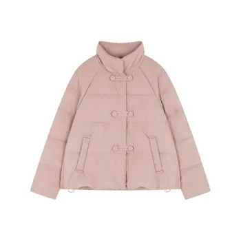 IHIMI Puffer Jacket Women's Gray Pink