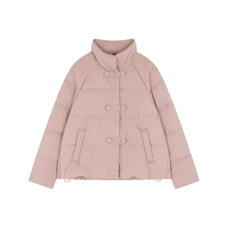 IHIMI Puffer Jacket Women's Gray Pink-0