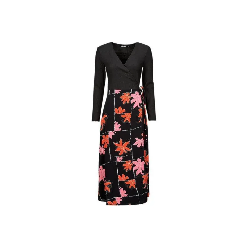 Desigual Long Sleeved Dress Women's Black-0