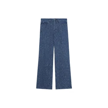 RAG&BONE Logan Mid rise Wide leg Jeans