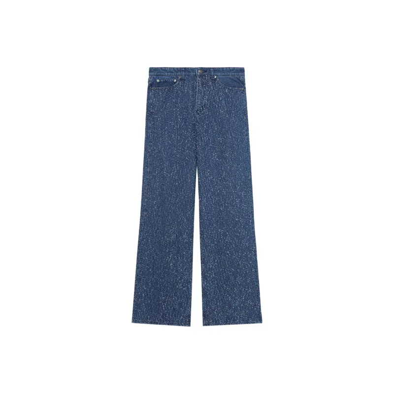 RAG&BONE Logan Mid rise Wide leg Jeans-0