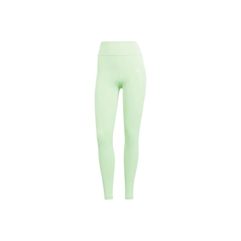 Adidas Optime 3 Stripes Full Length Leggings Casual Pants Women's Green-0