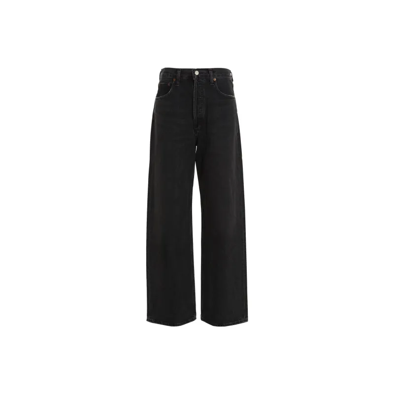 AGOLDE Low-Rise Wide Leg Jeans-0