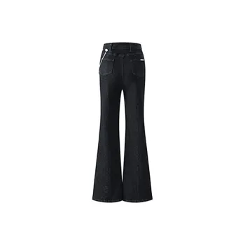MacyMccoy Flared Pants Jeans Women's Black