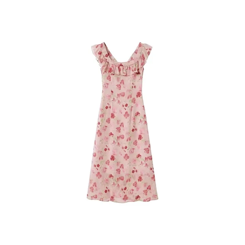 Incolore Short Sleeved Dresses Women's Pink-0