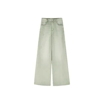 Orange Desire Jeans Women's Green Grape Snow Mountains