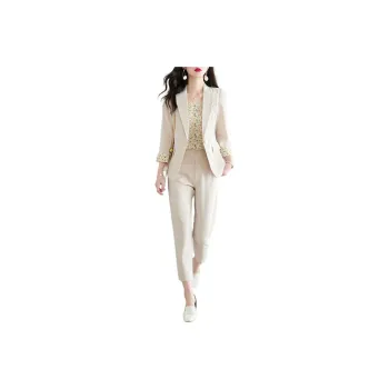 Still Quiet Business Suits Women's Apricot