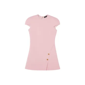 VERSACE Short-Sleeved Dresses Women's Pink