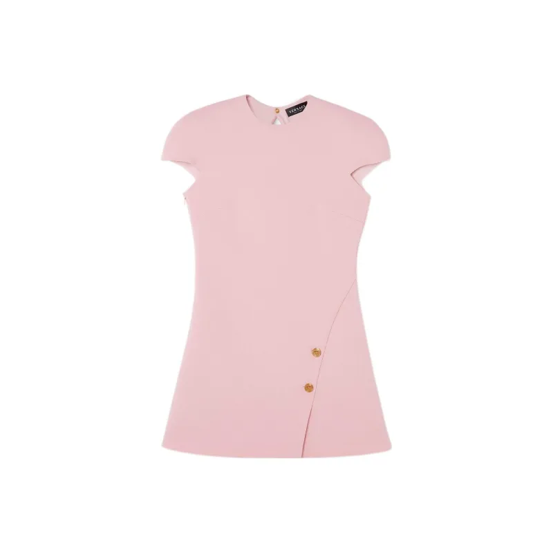 VERSACE Short-Sleeved Dresses Women's Pink-0