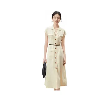 SENTUBILA Long Sleeved Dresses Women's Pear Sorbet