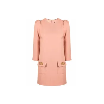 Elisabetta Franchi Long-Sleeved Dresses Women's Pink