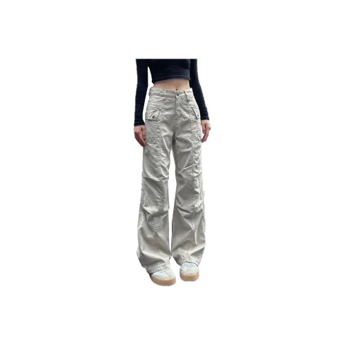 BENGEN Casual Pants Unisex Apricot