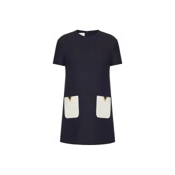 Valentino Short-Sleeved Dresses Women's Black