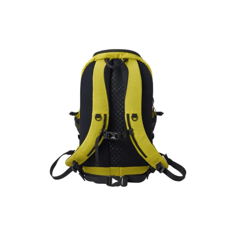 KOLON SPORT Fabric Backpack Unisex Mustard Yellow-2