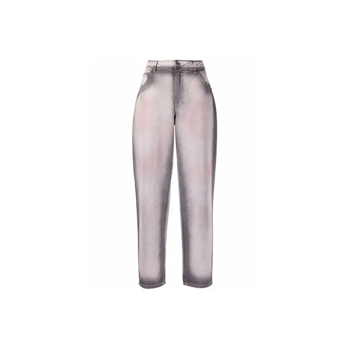 ALBERTA FERRETTI FW21 Straight Moderate Jeans Women's Gray-0