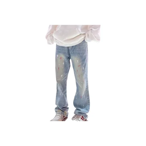 Alxnan Jeans Unisex Blue