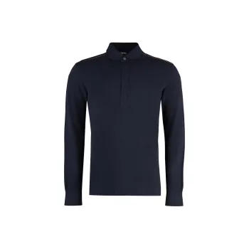 Zzegna Long Sleeved Polo Shirt